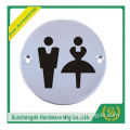 BTB SSP-003SS Print Adhesive Safety Toilet Door Signs Plate